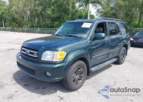 2003 Toyota Sequoia Limited V8 из США, поврежденный, VIN 5TDZT38A83S179662